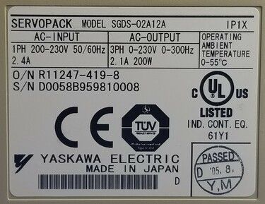 YASKAWA SRDA-C0A12A01A-E Converter 動作保証 YASKAWA SRDA-C0A12A01A-E Converter 動作保証 YASKAWA SRDA-C0A12A01A
